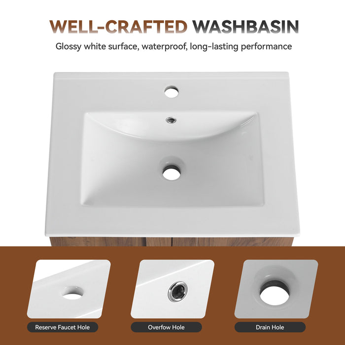 Floating Bathroom Vanity With Sink Combo