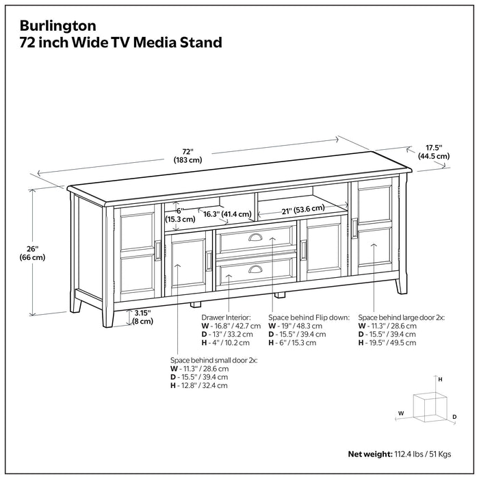 Burlington - TV Media Stand