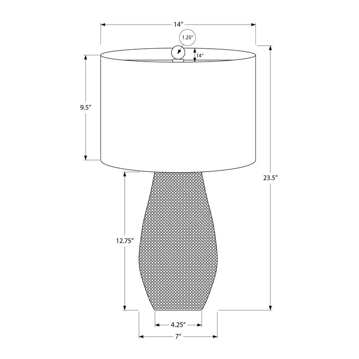 Lighting, Table Lamp, Resin, Contemporary - Black