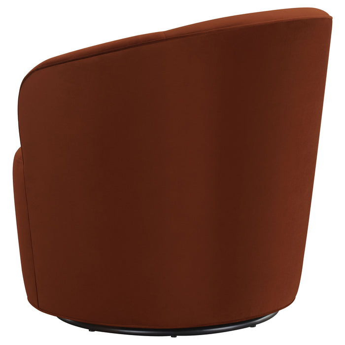 Resnick - Swivel Chair - Burnt Orange