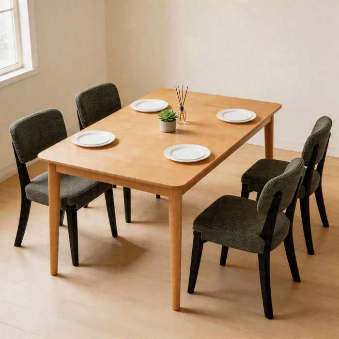 Contemporary Armless Dining Chairs (Set of 2)
