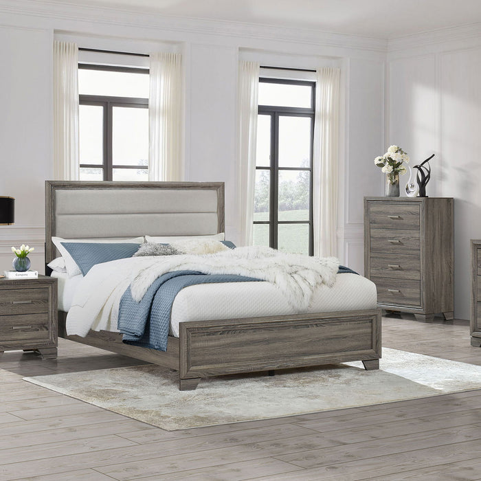 Funston - 2 Drawer Nightstand - Brown Oak