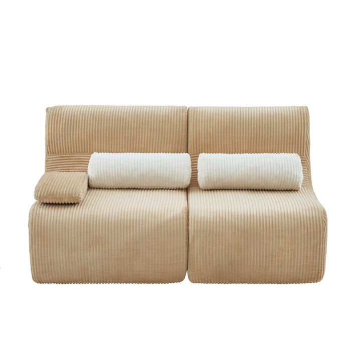 Modern Sectional Loveseat With Ergonomic Design