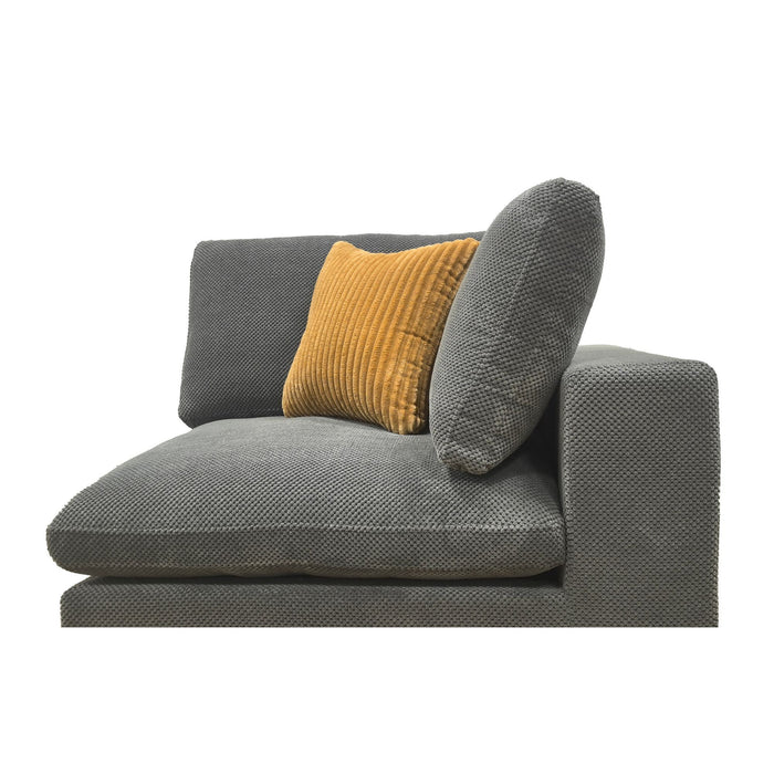 Custom Configuration Modular Sectional & Toss Pillows