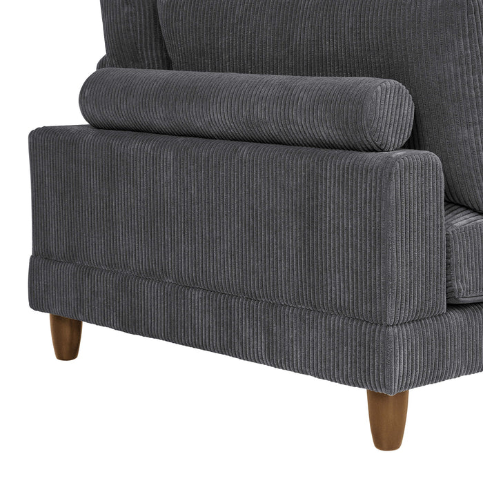 Modern Modular Sectional With Adjustable Back Support
