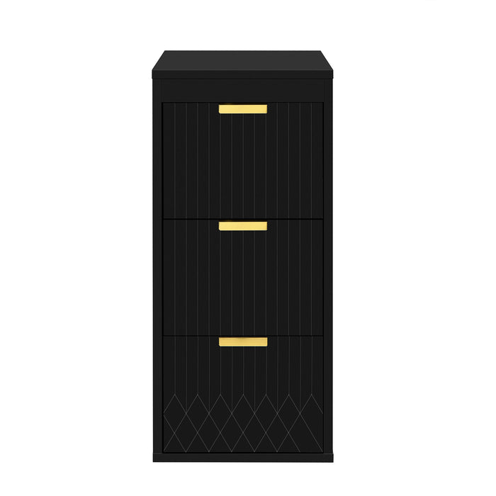 Modern Wall Mounted Floating Cabinet With Drawers For Bathroom