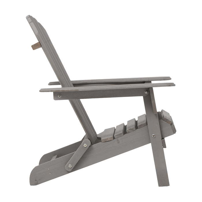 Oversize Outdoor Folding Adirondack Chair, Patio Chair For Garden