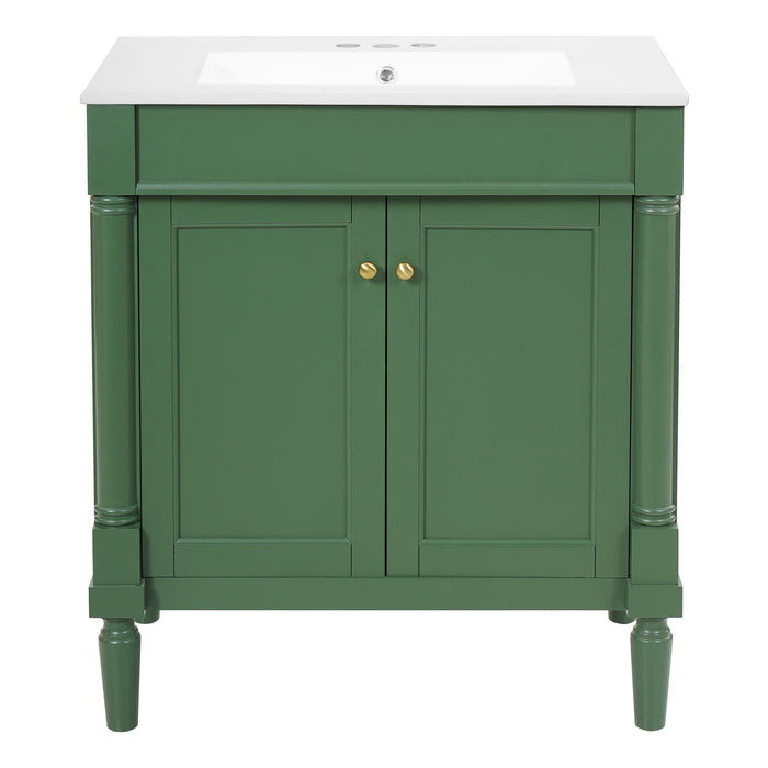 Bathroom Vanity Cabinet With Sink, Soft Close Doors, Storage Cabinet