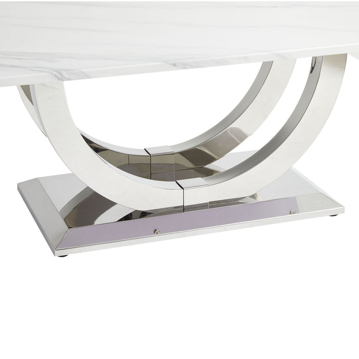 Rectangular Coffee Table With Base