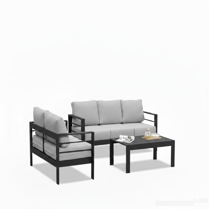 Outdoor Patio Set, All-Weather With Thick Cushions