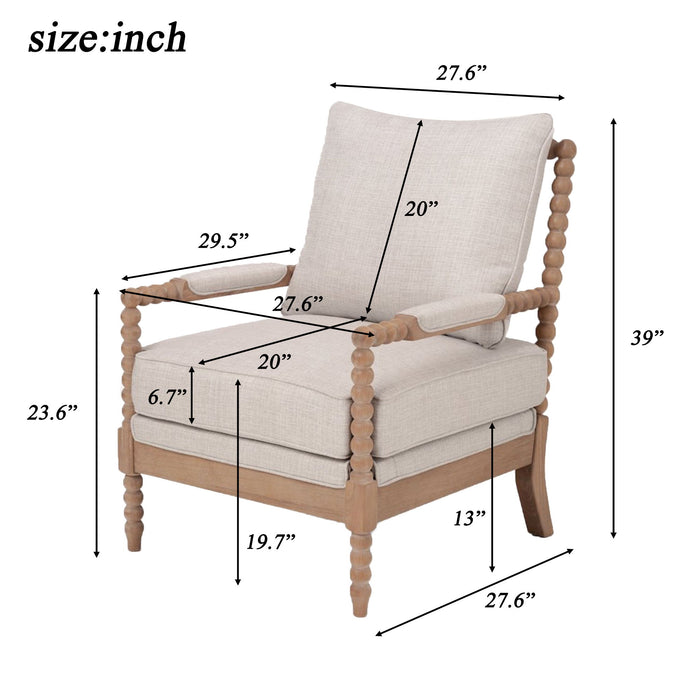 Upholstered Living Room Accent Chair