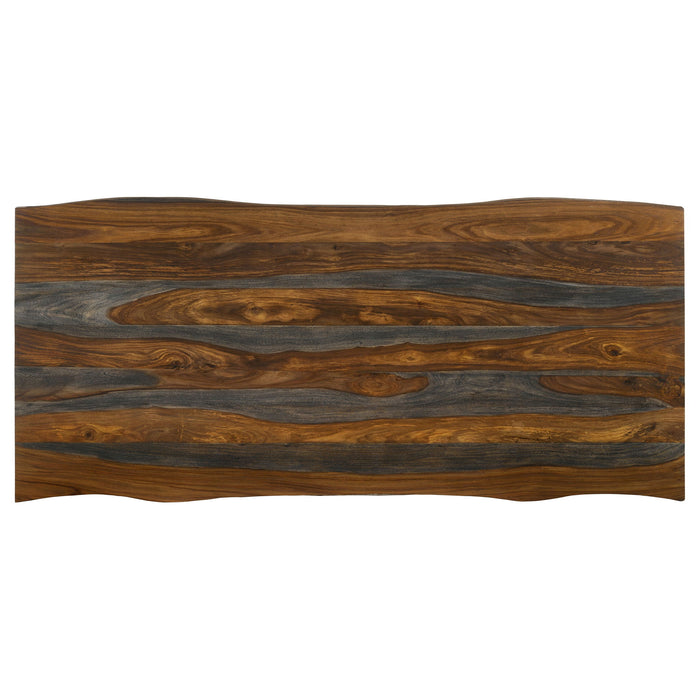 Neve - Sheesham Live Edge Dining Table - Gray