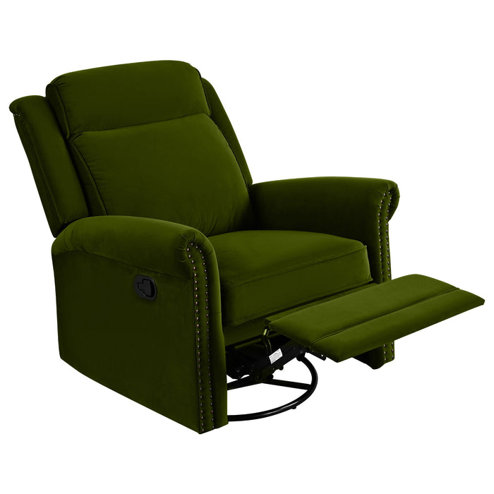 360 Degrees Swivel Recliner Manual Rocking Recliner Home With Adjustable Backrest