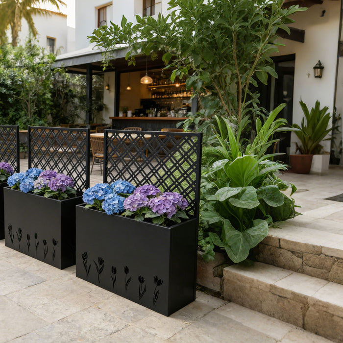 Tall Planter Raised Garden Bed With Trellis