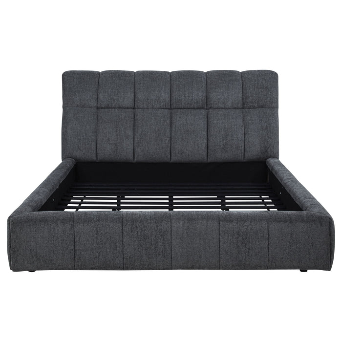 Branson - Platform Bed With Tufted Headboard