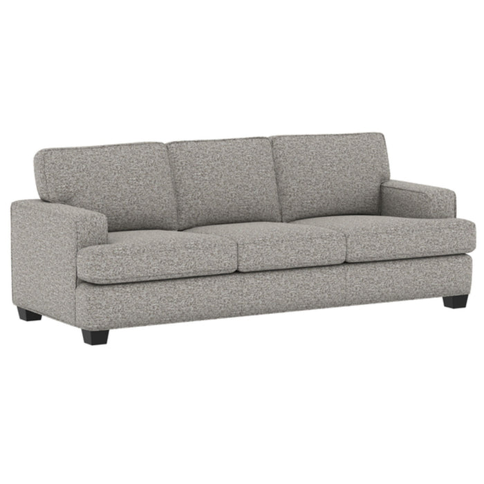 Carter - 86" Sofa With Track Arms And Tapered Block Legs - Speckled Brown