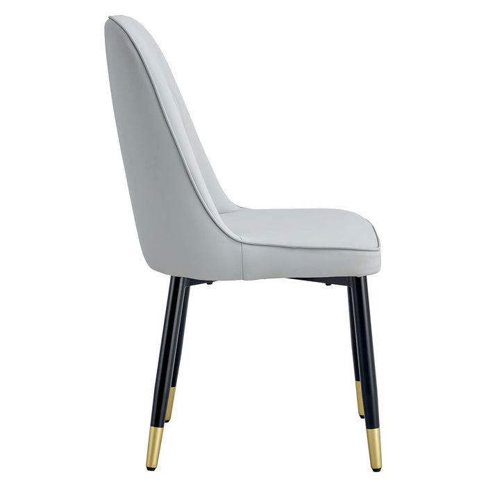 Modern Chair With Metal Legs