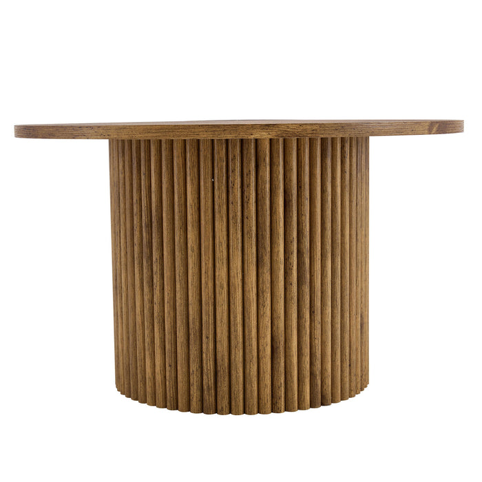 Modern Circular Coffee Table Cylindrical Design