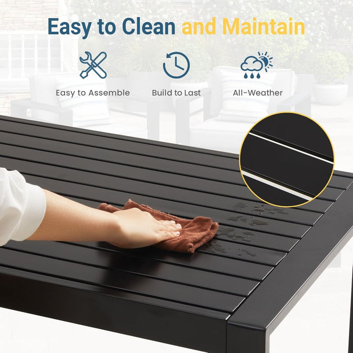 Outdoor Patio Set, All-Weather With Thick Cushions