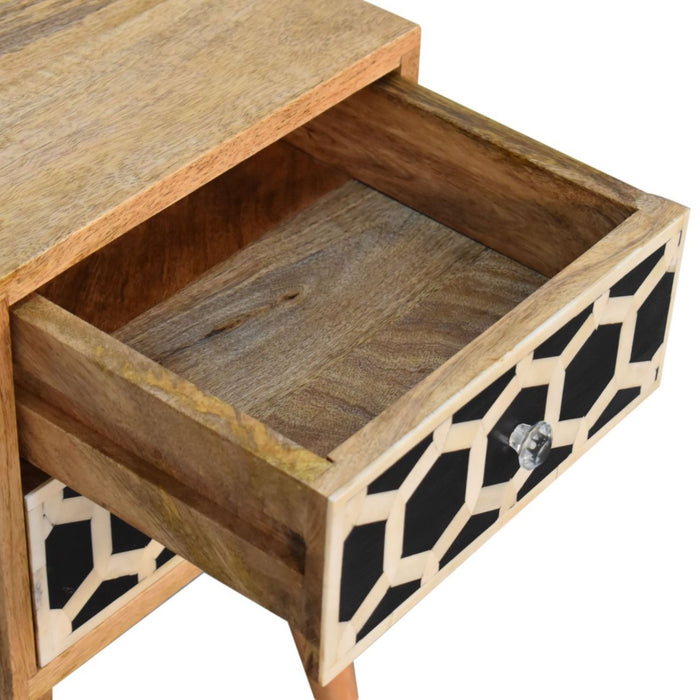 Inlay Bone Inlay Drawer Nightstand