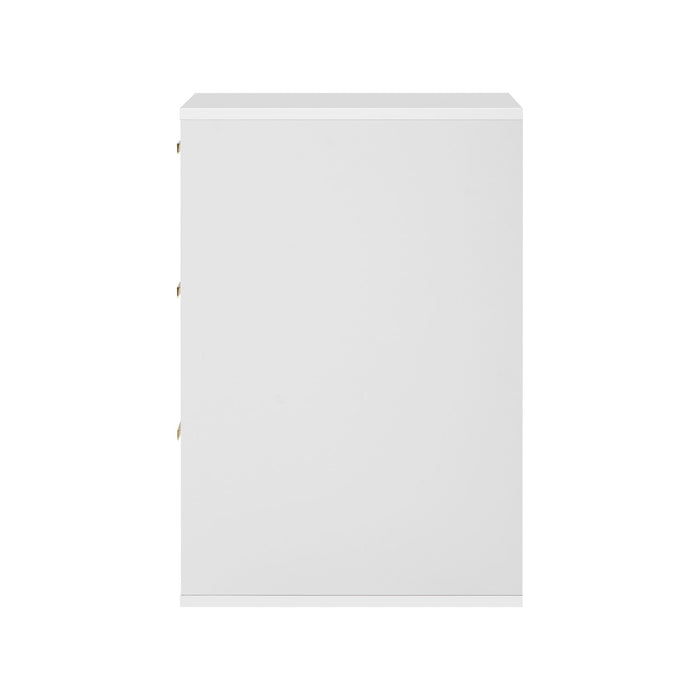 Modern Wall Mounted Floating Cabinet With Drawers For Bathroom