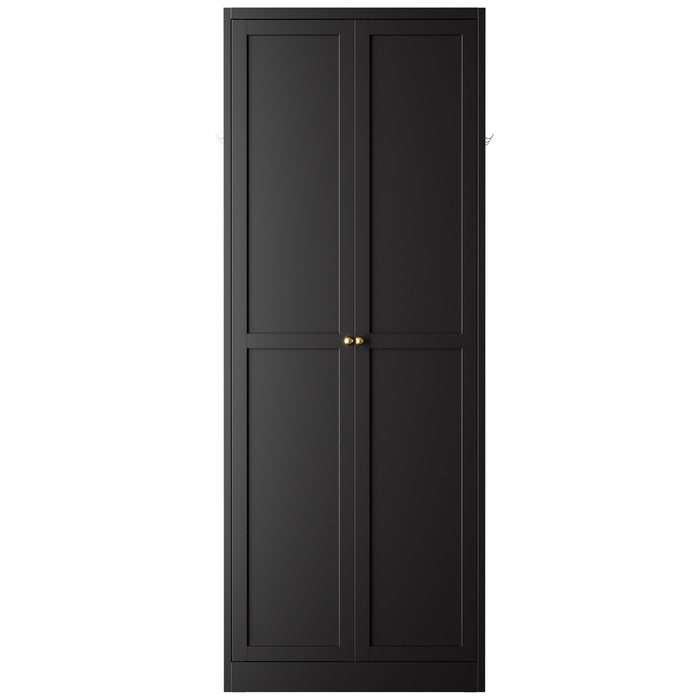 Kitchen Pantry Cabinet With 4 Adjustable Shelves, Heavy Duty Freestanding Organizer