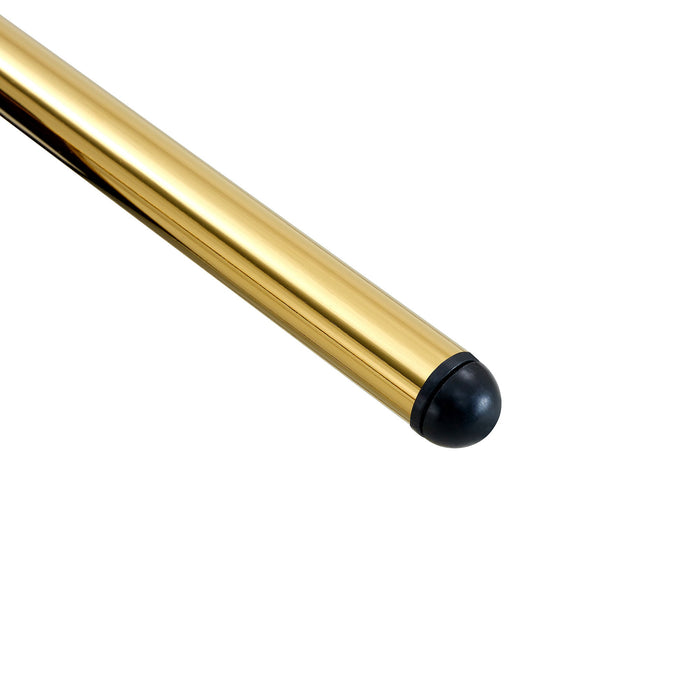 Luxury Simple Chair With Metal Gold Leg