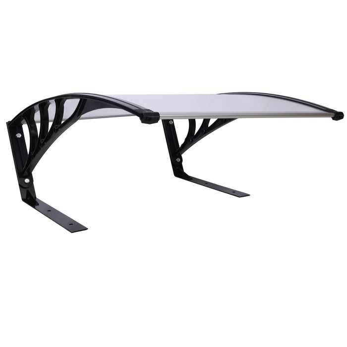 Weather Resistant Polycarbonate Canopy Outdoor Shade Cover For Robotic Lawn Mowers - Black
