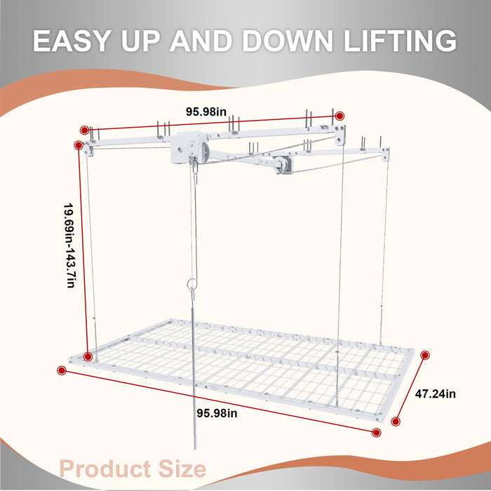 Overhead Garage Storage Rack