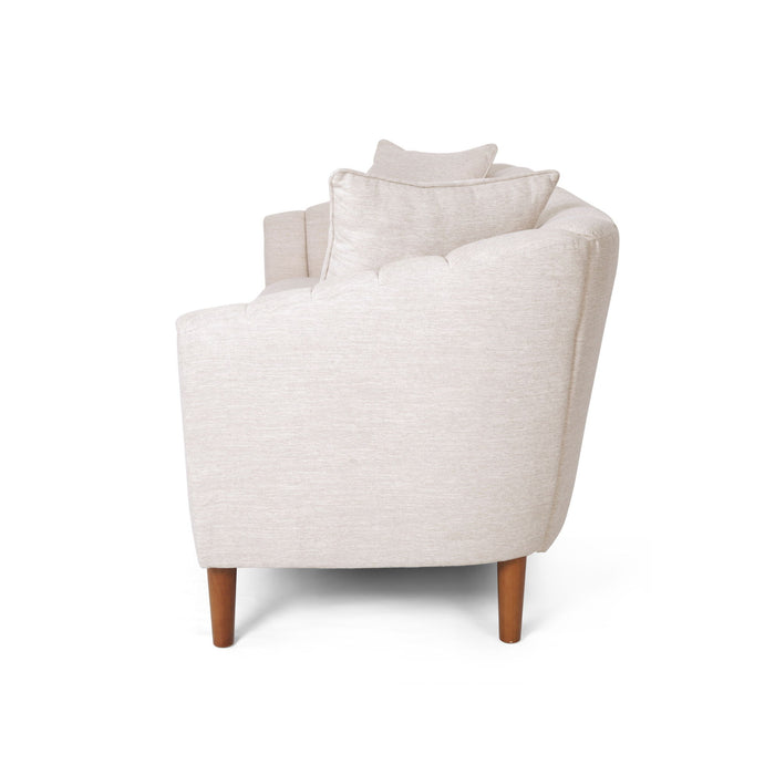 Contemporary 3 Seater Sofa With Accents