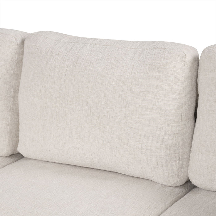 Convertible U-Shaped Sectional Sofa With Pull-Out Bed