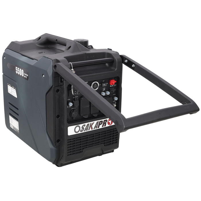 Super Quiet Inverter Generator 5.5Kw Portable Dual Fuel Electric & Remote Start Aluminium