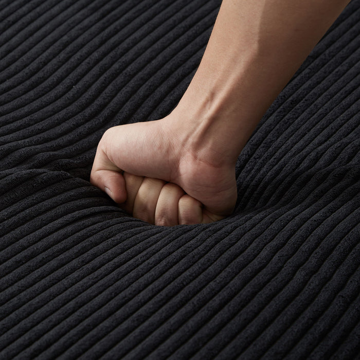 Convertible Chaise Lounge Sofa Chair With USB Ports, Cup Holders, Phone Holder And Storage