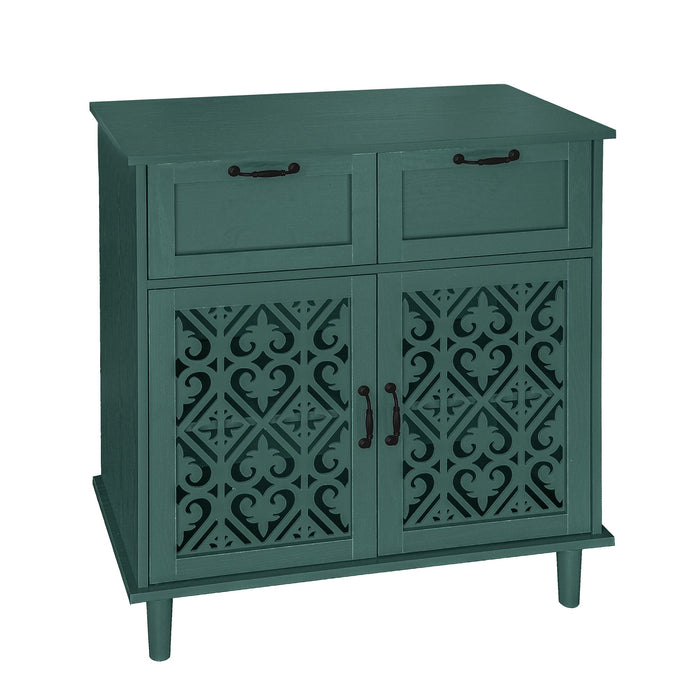 2 Door 2 Drawer Elegant Cabinet