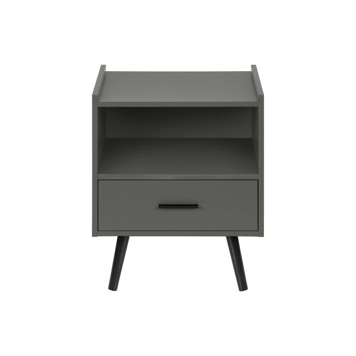 Modern Accent Table With Storage Drawer