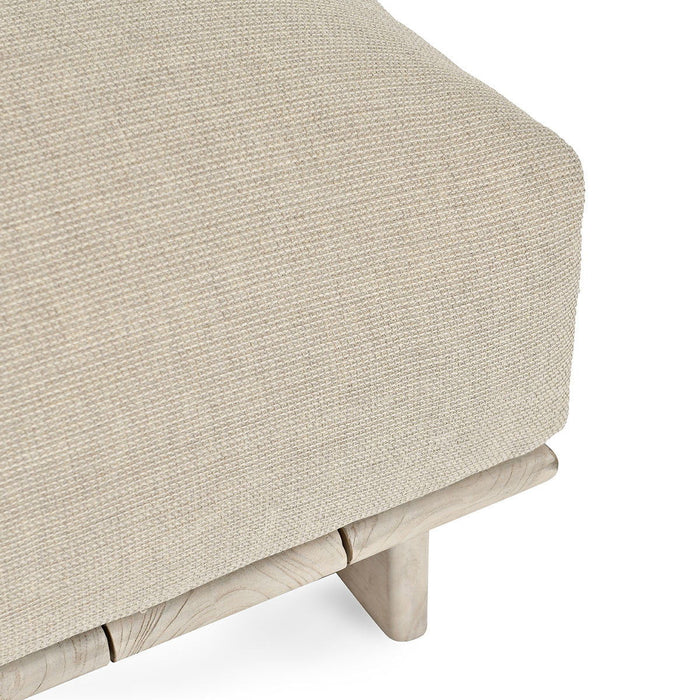 Livia - Teak Outdoor Sofa - Taupe