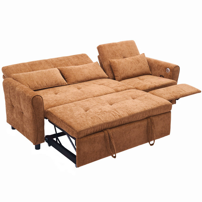 3 Seater Sofa Bed And Reversible Recliner