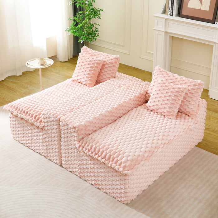 Multifunctional Sofa, Side-By-Side Or Facing Each Other