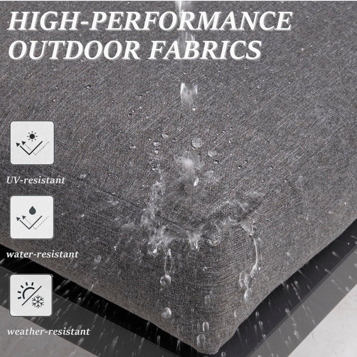 Modern Outdoor Sofa Set With Coffee Table