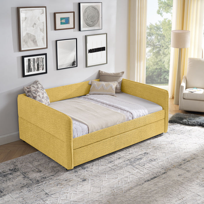 Upholstered Daybed With Pop Up Trundle