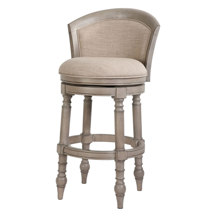 Barrel Back Stool With Swivel