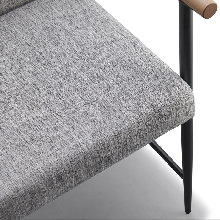 Modern Dining Chair With Iron Frame (Set of 2)