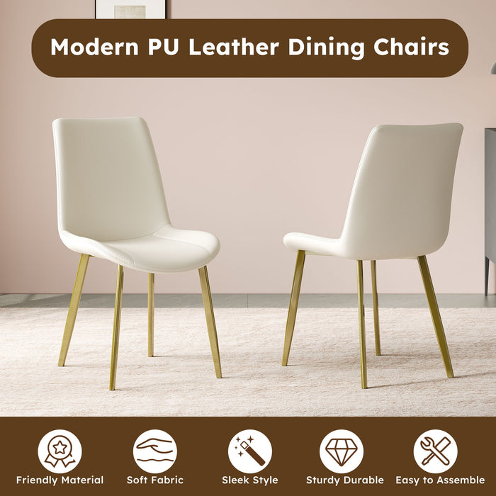 Modern Dining Chairs Ergonomic Design For Kitchen (Set of 4)