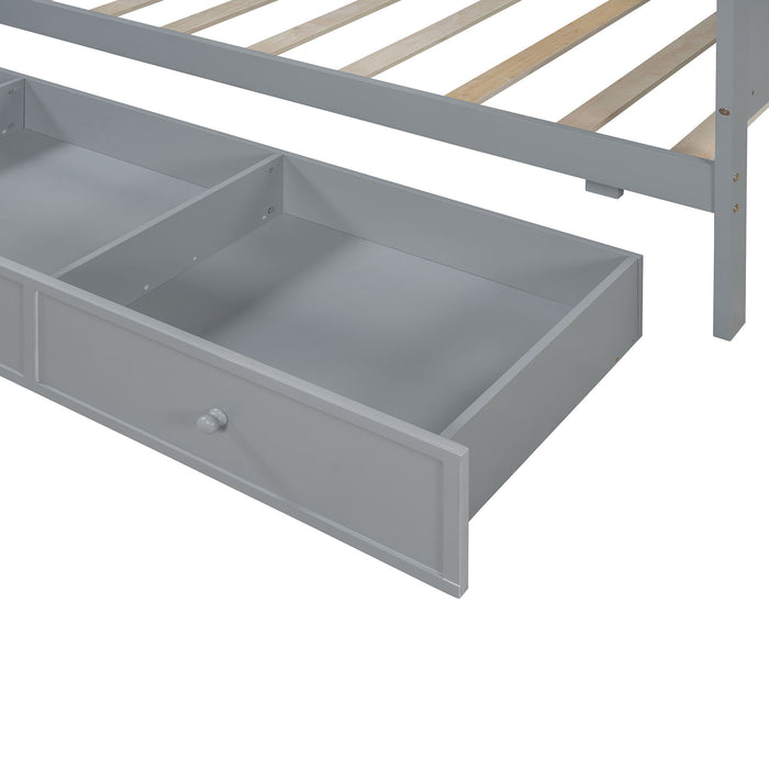 Daybed With 3 Drawers USB Ports And Desk
