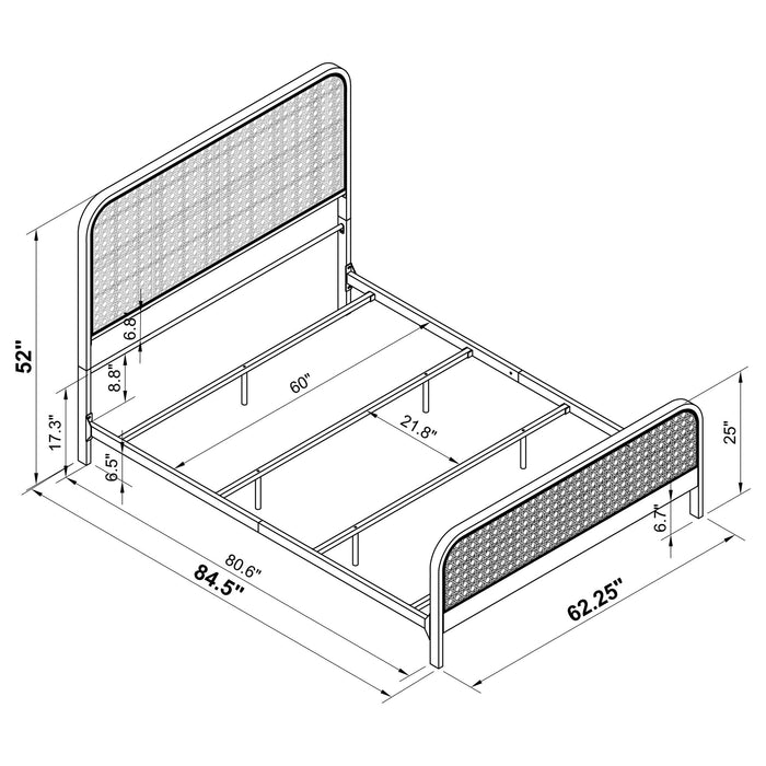 Randall - Queen Bed - White