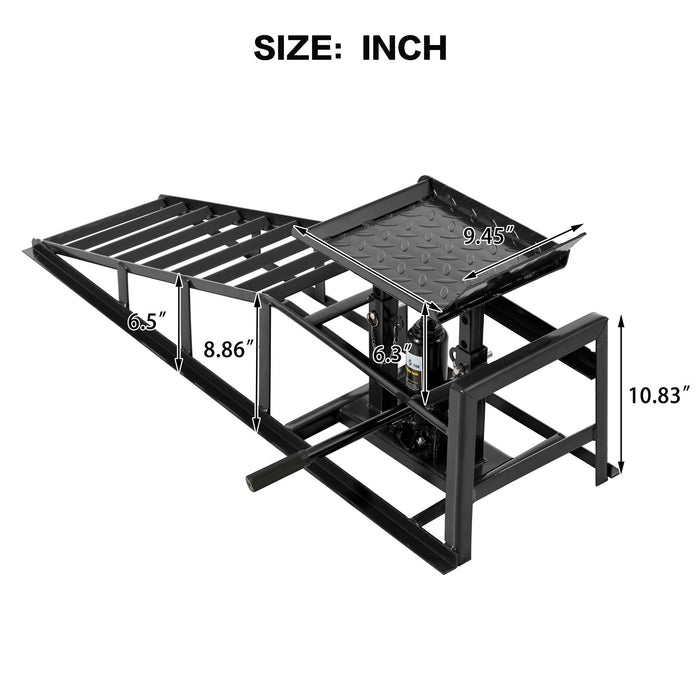 Suxidi - 5 Ton Auto Car Truck Service Ramps Lifts, Hydraulic Automotive Lift
