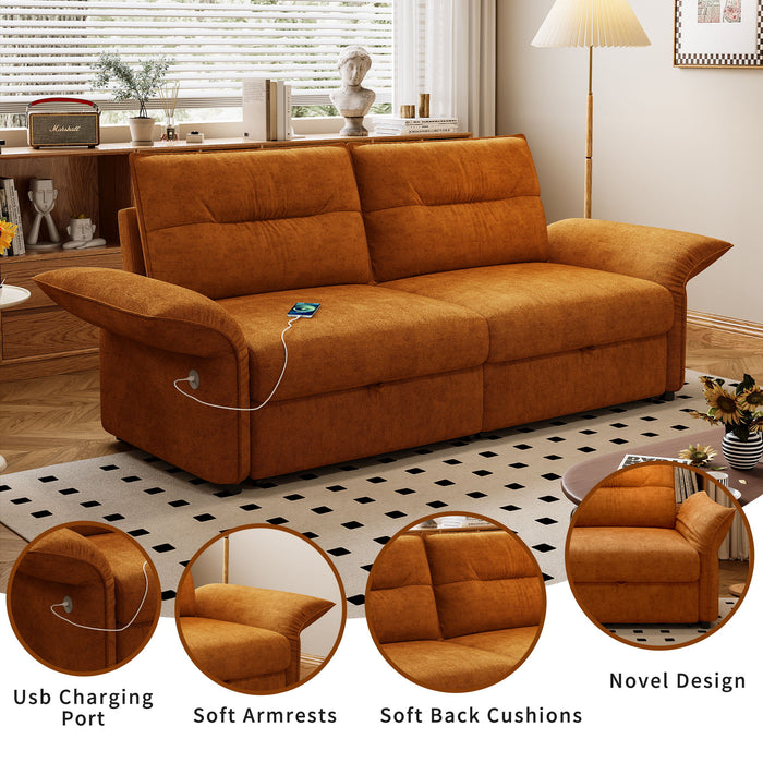 Sofa Bed With Convertible Design, Living Room Furniture