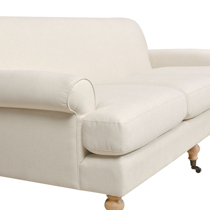 Alana - L-Shape Reversible Sectional Sofa - Light Beige