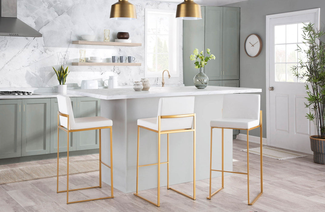 Fuji - Contemporary Design High Back Barstool