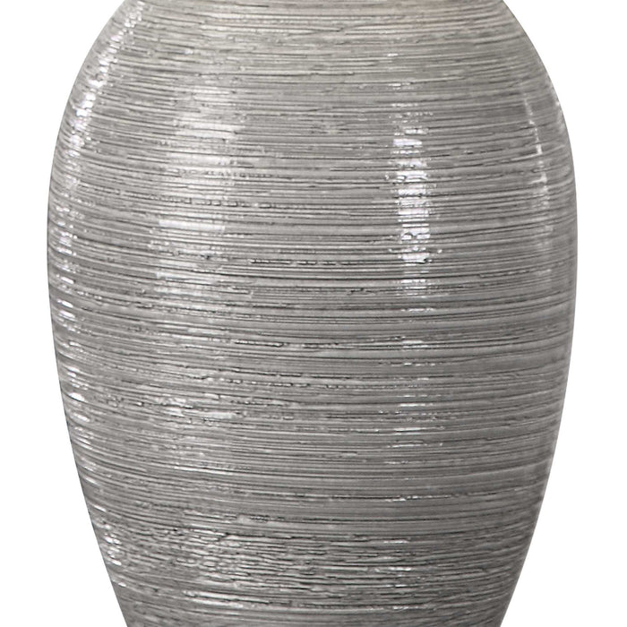 Dinah - Textured Table Lamp - Gray